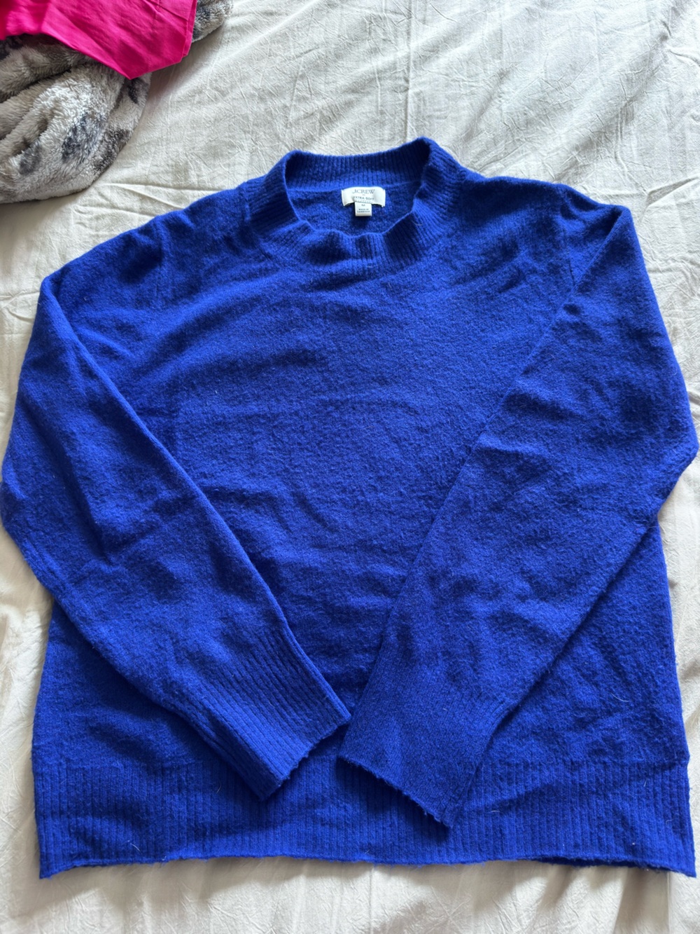 J. Crew so soft Cobalt Blue Crewneck Sweater